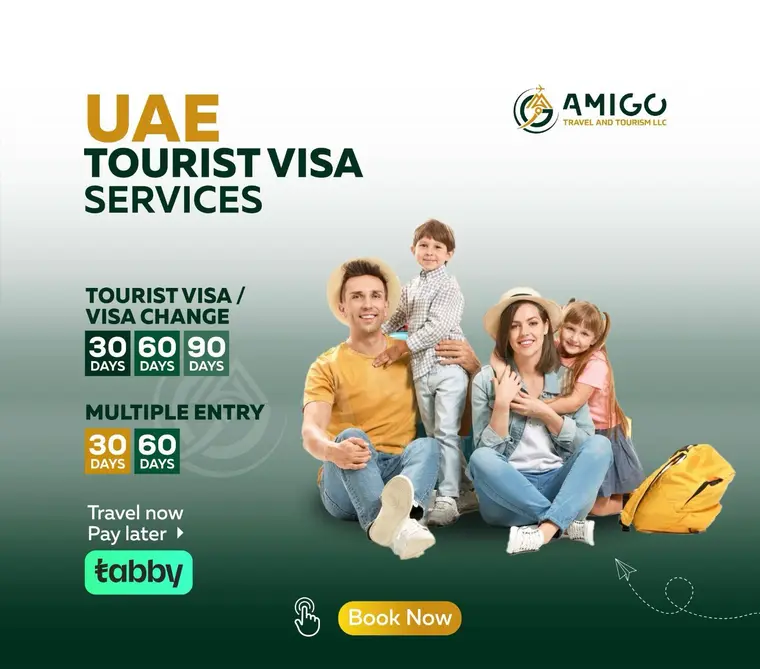 Amigo UAE tourist visa services campaign